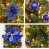 2.7M Christmas Garland with LED Lights Luxury Rattan Wreath Fireplace Stair Decoration