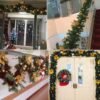 2.7M Christmas Garland with LED Lights Luxury Rattan Wreath Fireplace Stair Decoration