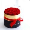 Luxury Preserved Rose Gift Box Forever Real Flowers Valentine Anniversary Hat Box