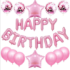 Happy Birthday Balloon Banner Set 25pcs Foil Letters Confetti Stars Party Kit