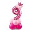 17pcs Birthday Number Balloon Set 32 Inch Foil Helium Decor Boy Girl