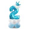 17pcs Birthday Number Balloon Set 32 Inch Foil Helium Decor Boy Girl