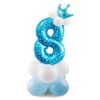 17pcs Birthday Number Balloon Set 32 Inch Foil Helium Decor Boy Girl
