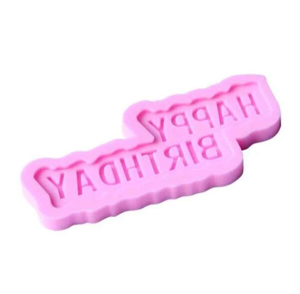 Happy Birthday Silicone Cake Mould - Fondant & Icing Decorating Tool for DIY Baking