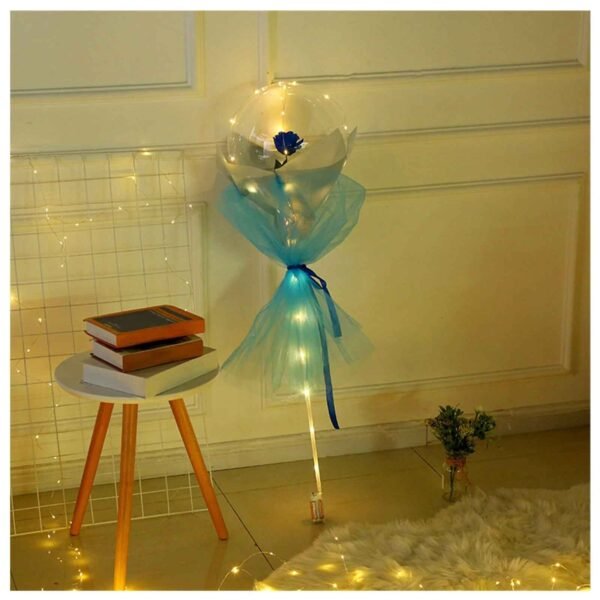 LED Rose Balloon Bouquet Luminous Bobo Ball Valentine Birthday Gift DIY Kit