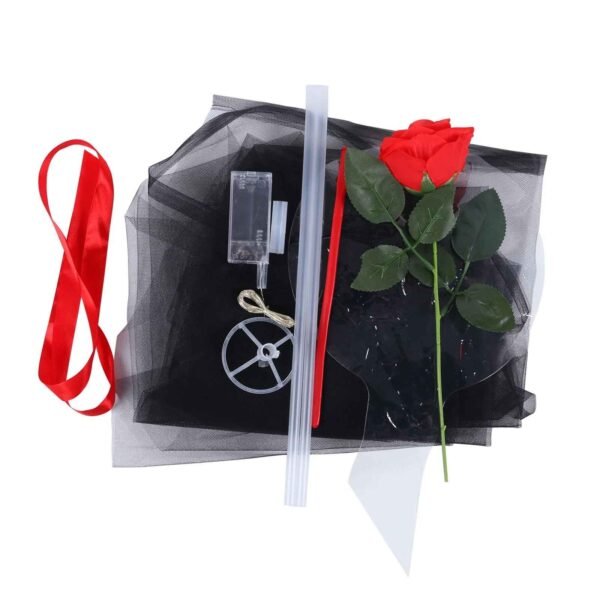 LED Rose Balloon Bouquet Luminous Bobo Ball Valentine Birthday Gift DIY Kit