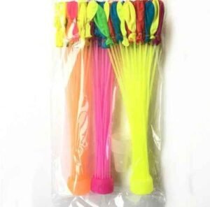 Rapid Fill Water Balloons 111pcs Set Self Sealing Summer Outdoor Party Toy