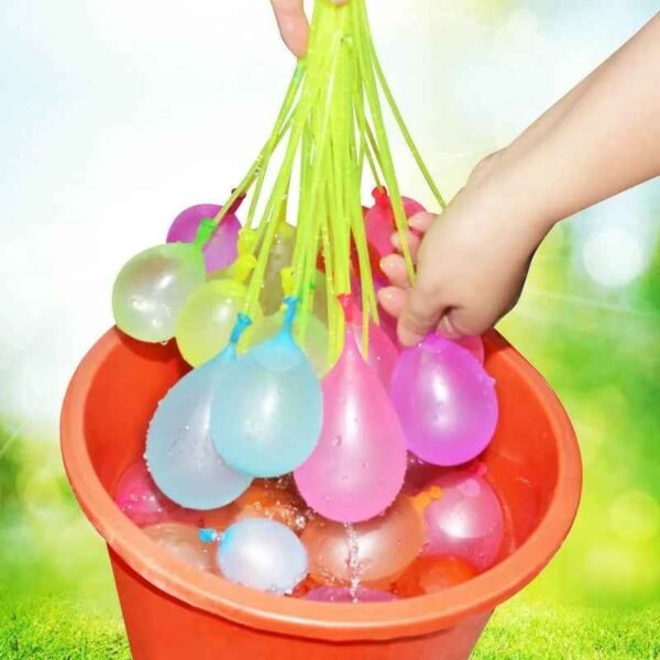 Rapid Fill Water Balloons 111pcs Set Self Sealing Summer Outdoor Party Toy