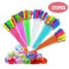 Rapid Fill Water Balloons 111pcs Set Self Sealing Summer Outdoor Party Toy