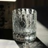 Edo Kiriko Handcrafted Stellar Prism Crystal Whisky Glass