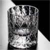Edo Kiriko Handcrafted Stellar Prism Crystal Whisky Glass