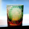 Edo Kiriko Handcrafted Raijin Whisky Glass