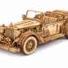 3D Wooden Vintage Car Puzzle – DIY Assembly Model Kit