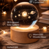 3D Crystal Ball Solar System Globe – LED Astronomy Planet Decoration