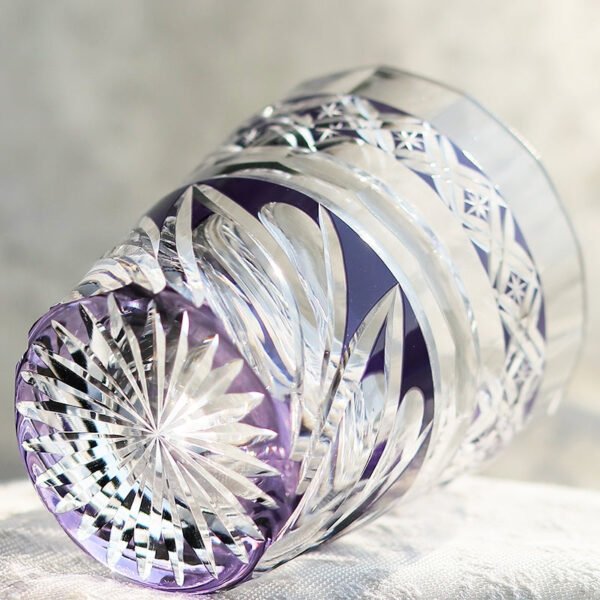 Edo Kiriko Handcrafted Zephyr Valley Whisky Glass