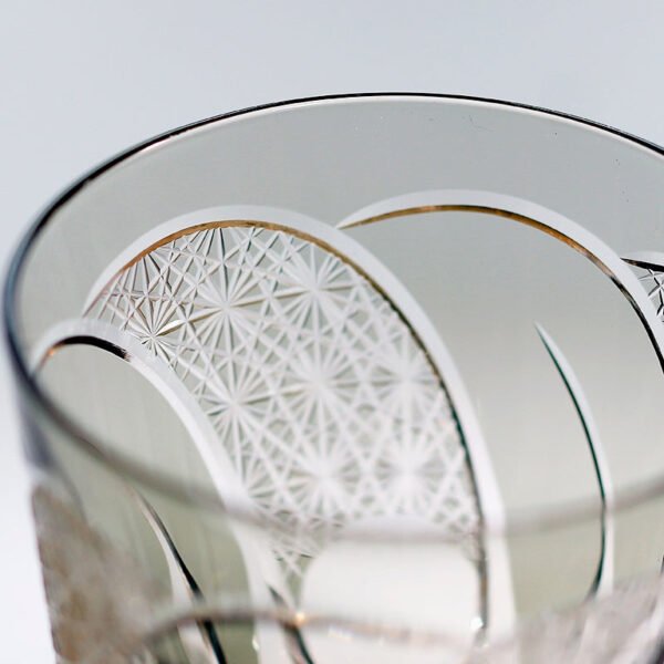 Edo Kiriko Handcrafted Moonbow Whiskey Glass