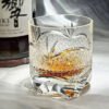 Edo Kiriko Handcrafted Takeha & Chrysanthemum Whisky Glass