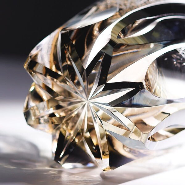 Edo Kiriko Handcrafted Moonbow Whiskey Glass