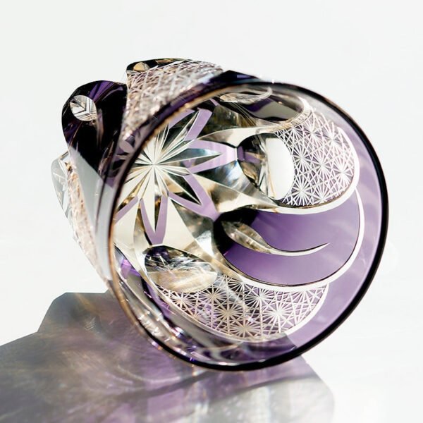 Edo Kiriko Handcrafted Moonbow Whiskey Glass