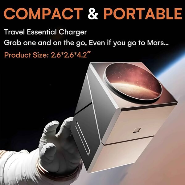 3-in-1 30W Fast Wireless Charging Station, Suitable for iPhone Watch, Air Pods & 16, 15 Series