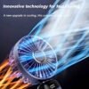 USB Rechargeable Mini Fan – 6 Speed with Smart LED Display