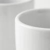 Ceramic Coffee Mug Set of 2 Elegant White Cups 300ml | Cerâmica Capuchos