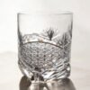 Edo Kiriko Handcrafted Takeha & Chrysanthemum Whisky Glass