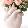 Nordic Anatomical Heart Vase – Resin Decorative Flower Pot for Tabletop