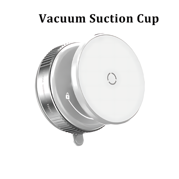 360° Foldable Magnetic Phone Holder – Adjustable Vacuum Car Mount