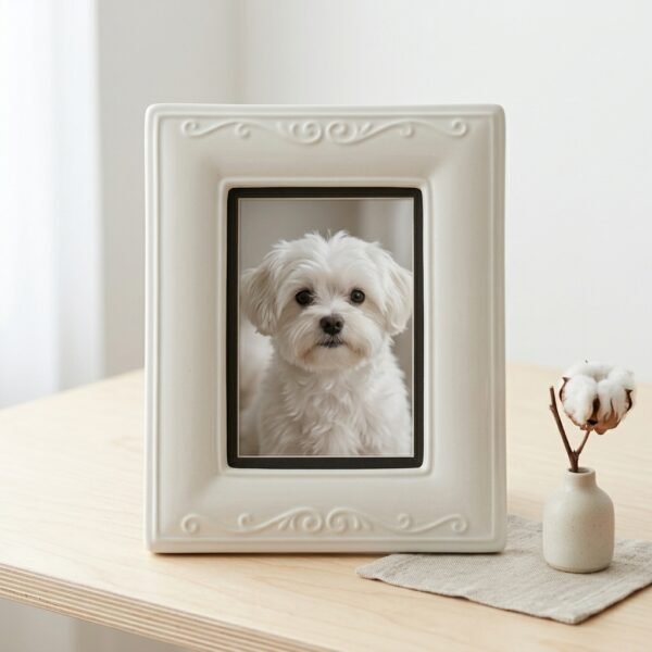 Personalized Ceramic Photo Frame Custom Gift Home Decor | Cerâmica Capuchos