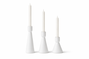 Ceramic Candle Holder Minimalist Table Decor Set | Cerâmica Capuchos