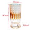 Edo Kiriko Handcrafted Sunset-Toned Crystal Glass